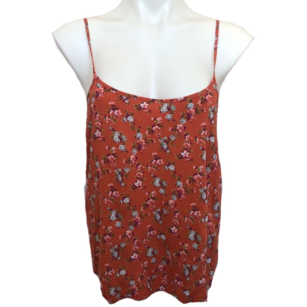 Orange Floral Tank